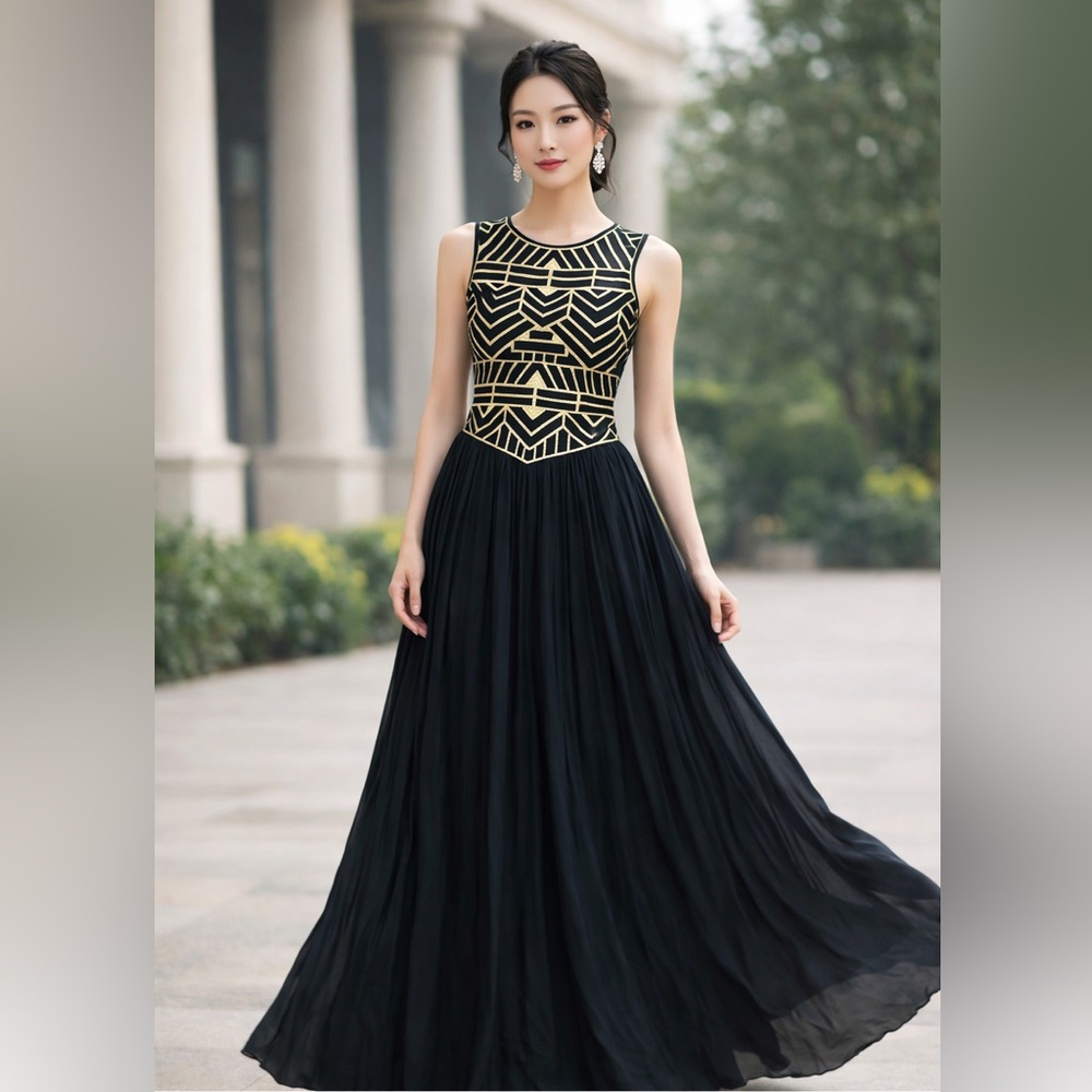 Renzo + Kai body con evening gown